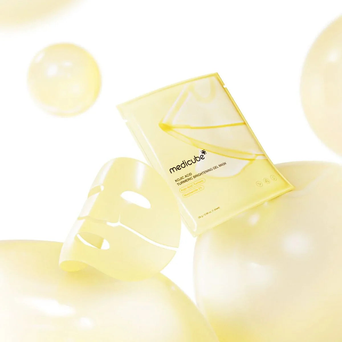 medicube Kojic Acid Tumeric Brightening Gel Mask 4 Stück